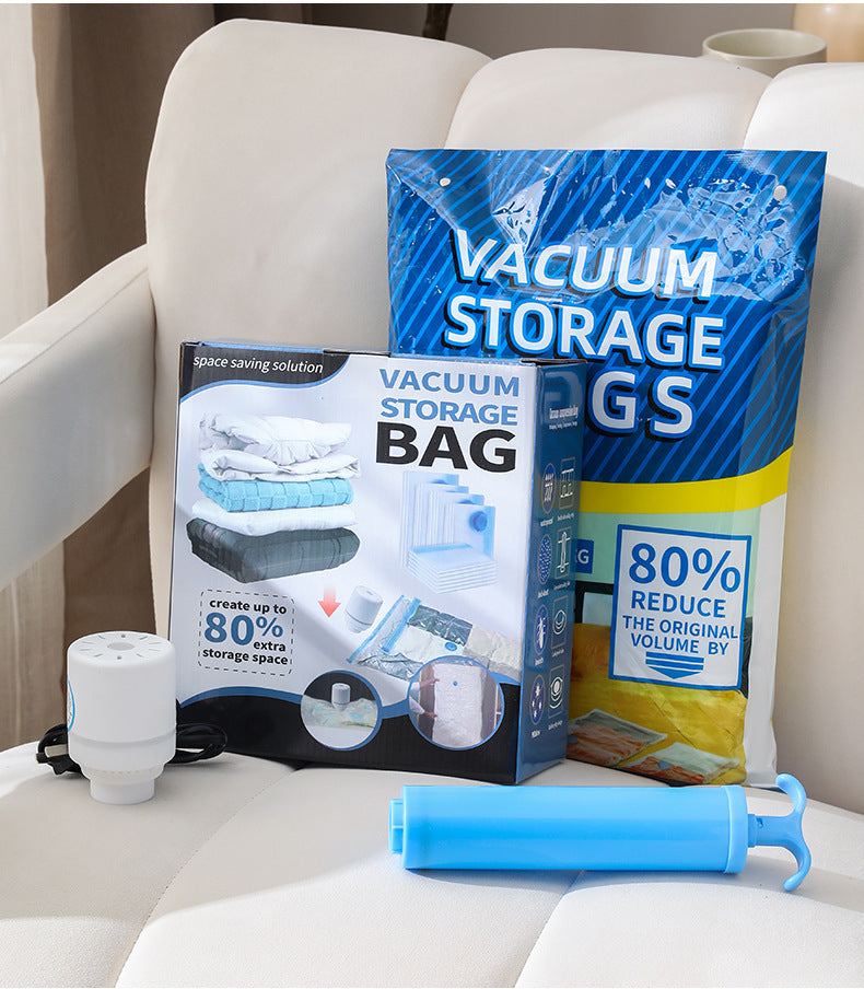12Pcs of Vaccum Storage Bag with Manual Pump