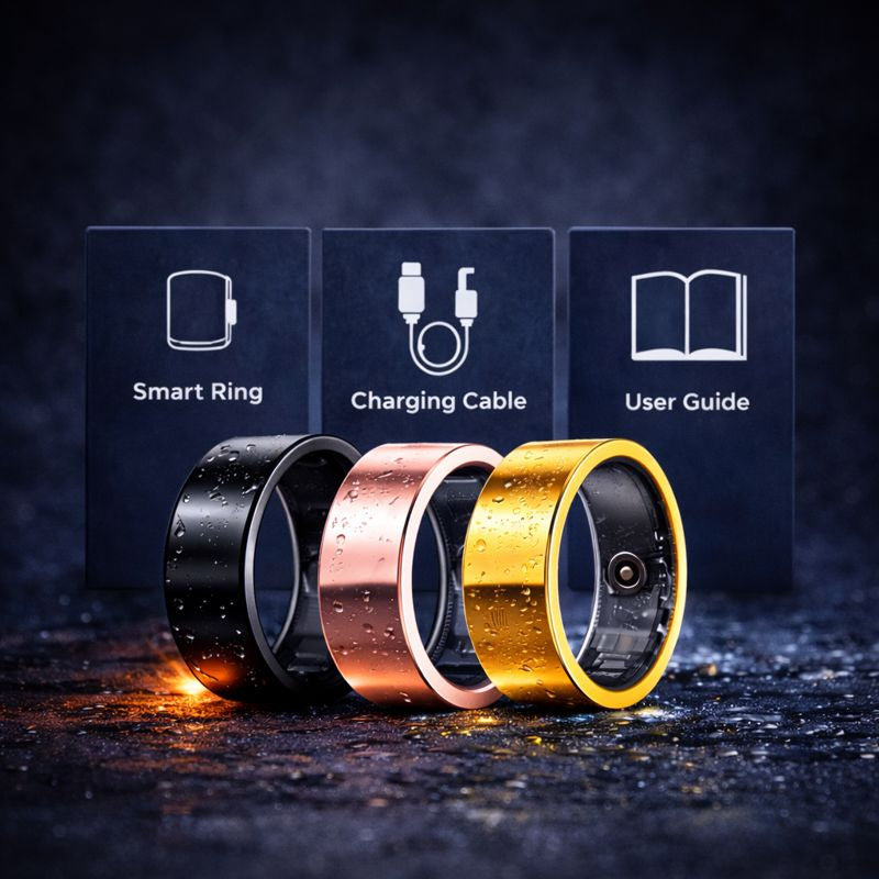 Health Monitor Smart Ring – Sports + Sleep Tracking (NFC)
