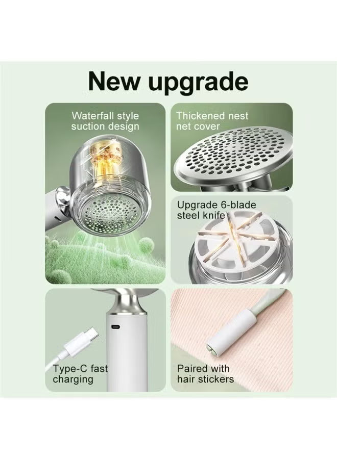 Rechargeable Fabric Shaver & Lint Remover (2-in-1)