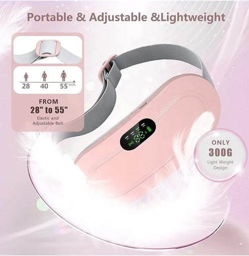 Cordless Heating & Vibration Relief Belt for Period Pain